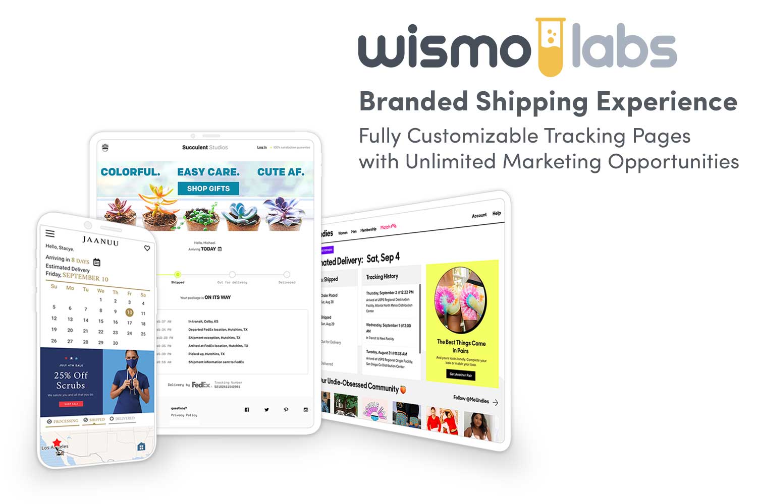 Branded Tracking Pages Example