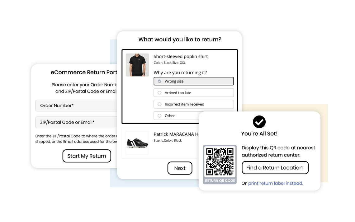 Multi-device branded tracking page